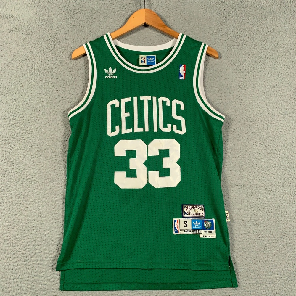 Adidas Larry Bird Soul Swingman Jersey Mens Small Green Celtics Throwback NBA